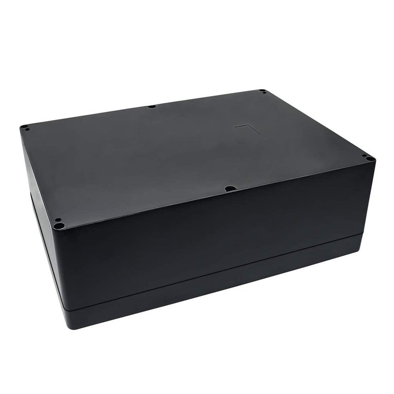 LeMotech ABS Plastic Electrical Project Case Power Junction Box, Project Box Black 10.4" x 7.2" x 3.7" (263 x 182 x 95 mm)(Pack of 1) - Image 5